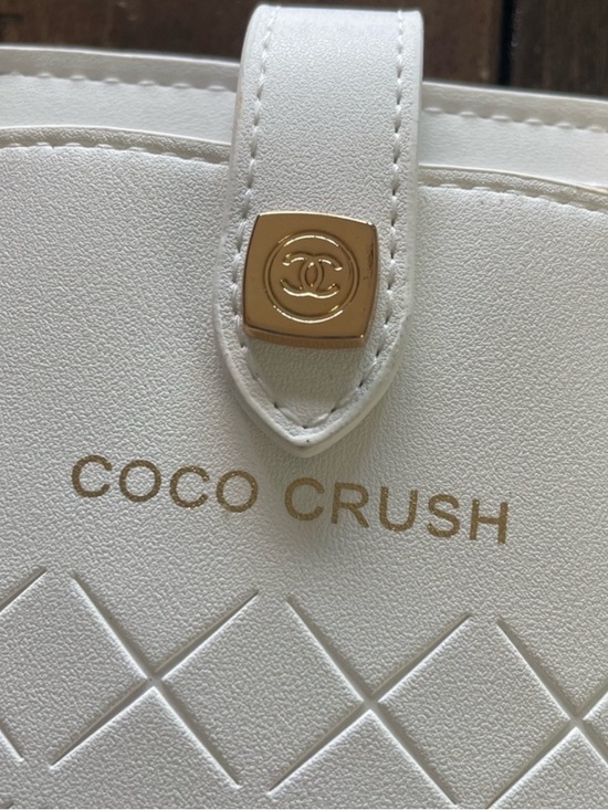 CHANEL Handbags - Chanel Coco Crush White Quilted Leather Tote